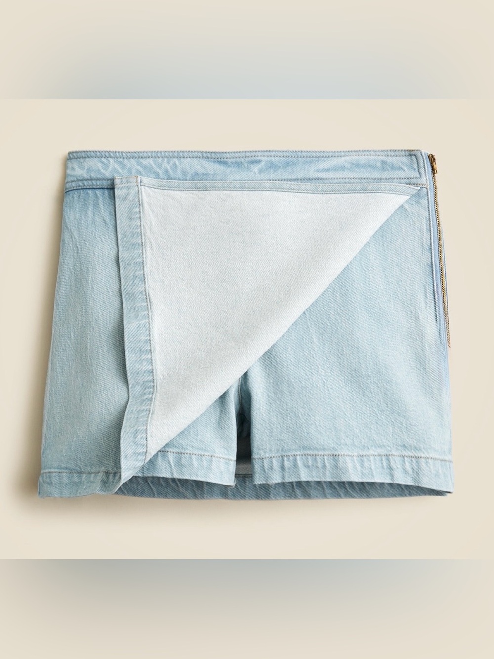 J.crew Women’s Denim skort Montauk Wash Size 14 - Picture 4 of 12